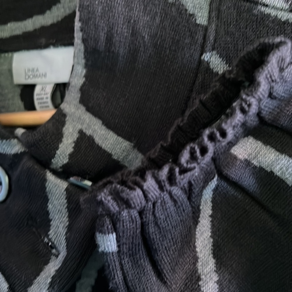 Three-Quarter Length Topcoat Sweater Sz XL - Picture 9 of 12